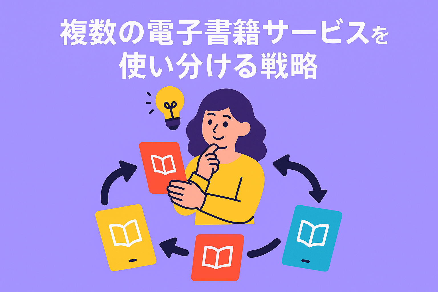 複数の電子書籍サービスを使い分けてお得に楽しむ戦略