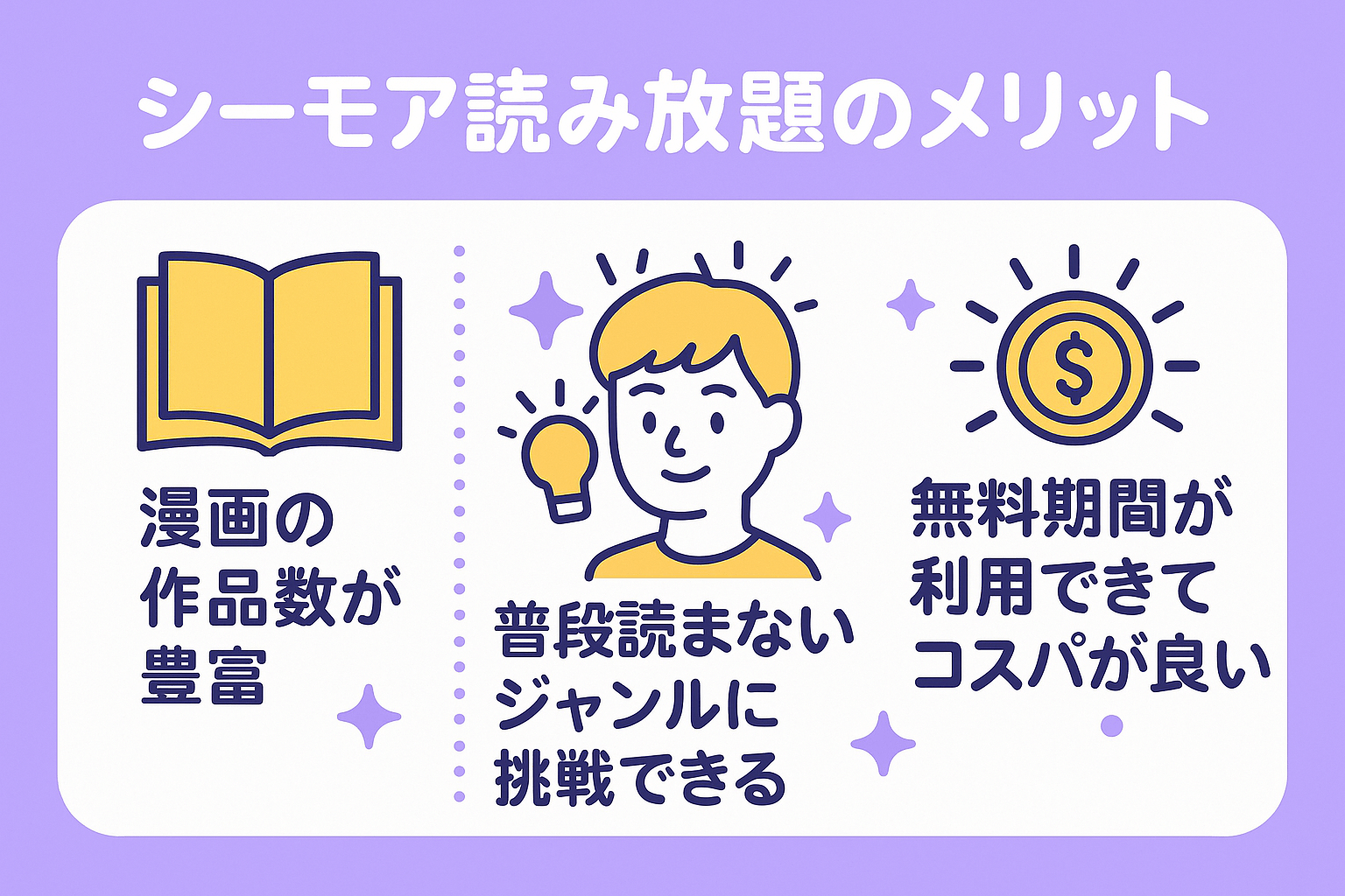 シーモア読み放題を利用するメリット