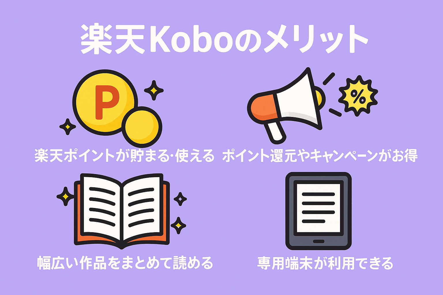 楽天Koboを利用するメリット