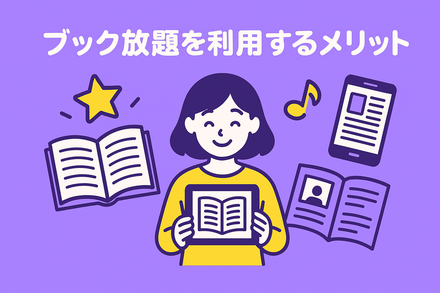 ブック放題を利用するメリットを解説
