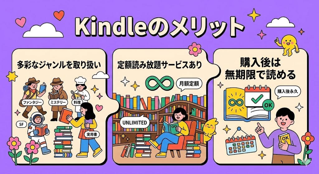 Kindleのメリット