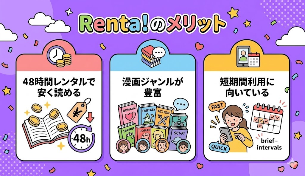 Renta!のメリット