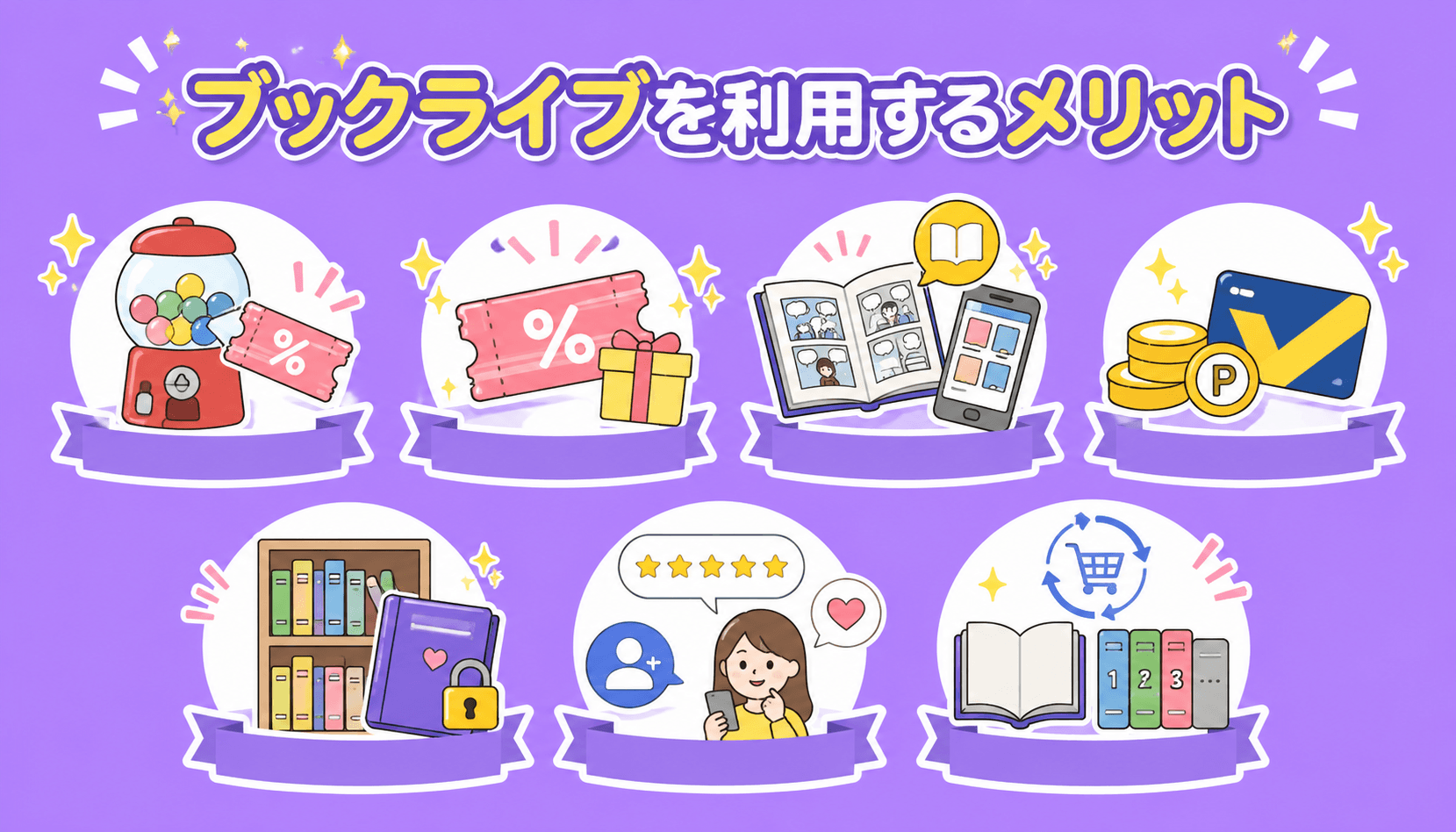 ブックライブを利用するメリット