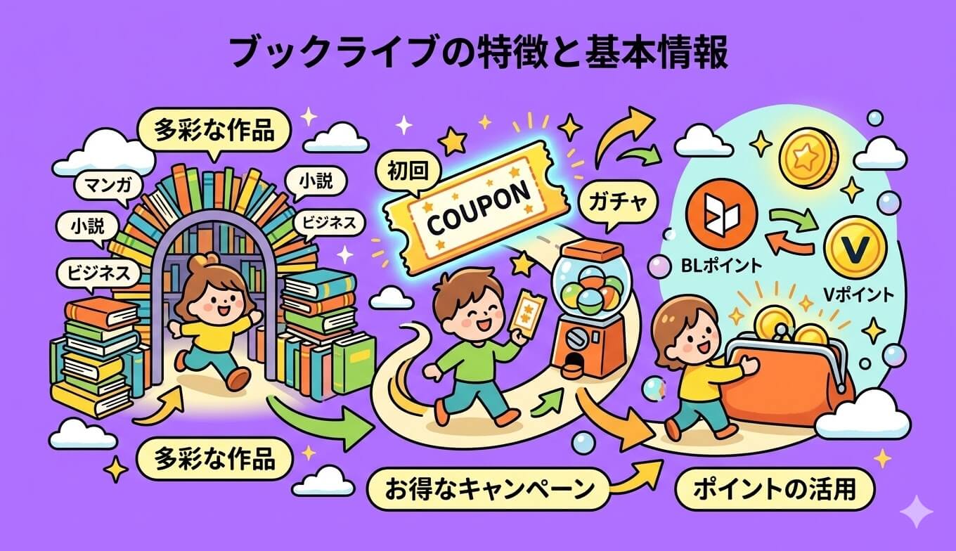 ブックライブとは？特徴と基本情報を解説