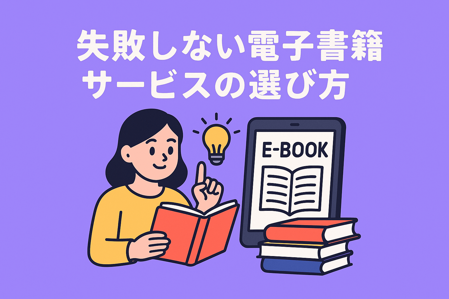 失敗しない電子書籍サービスの選び方