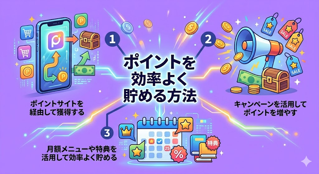 コミックシーモアでポイントを効率よく貯める方法