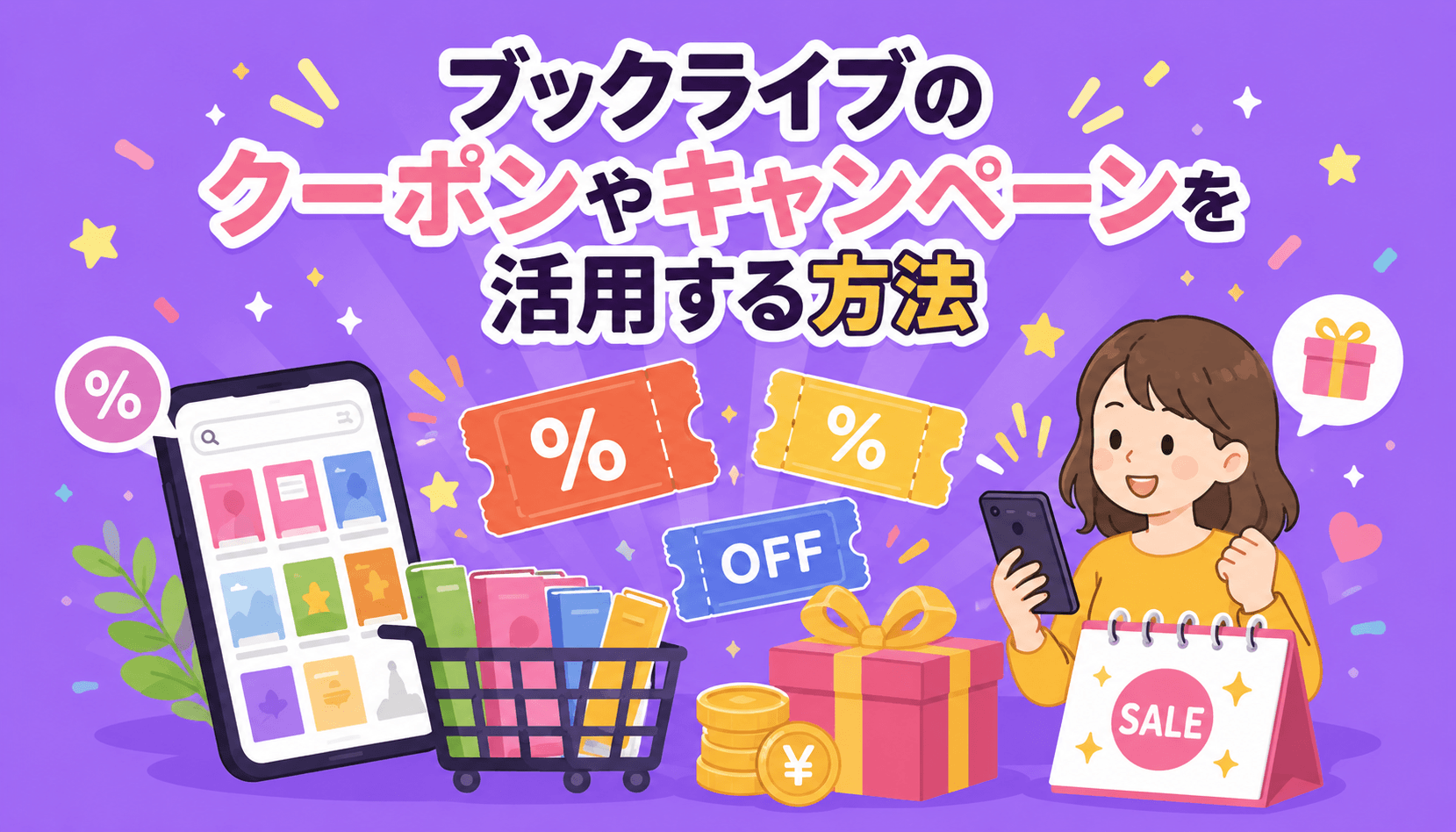 ブックライブのクーポンやキャンペーンを活用する方法