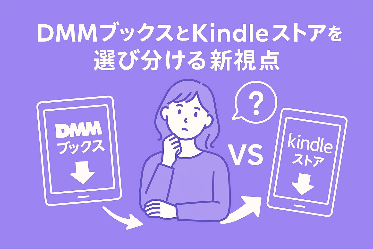 DMMブックスとKindleストアを選び分ける新視点