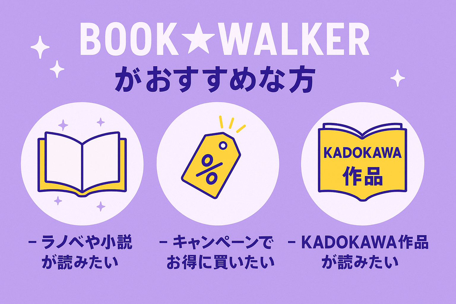 BOOK☆WALKERがおすすめな方の特徴を解説