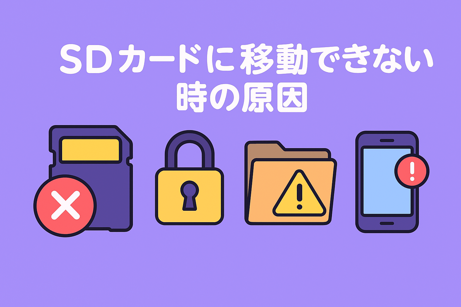 電子書籍をSDカードに移動できない時の原因と対処法