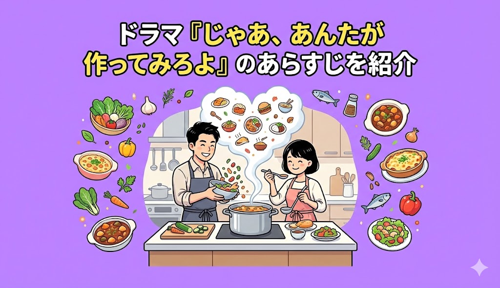 ドラマ『じゃあ、あんたが作ってみろよ』のあらすじを紹介