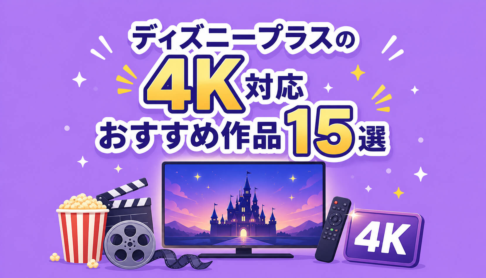 ディズニープラスの4K対応おすすめ作品15選
