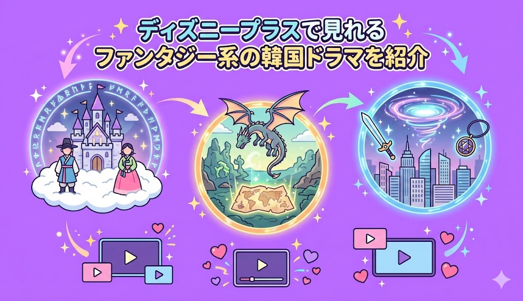 ディズニープラスで見れるファンタジー系の韓国ドラマおすすめ3選