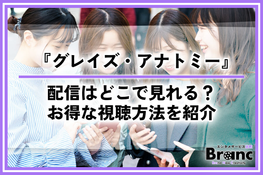 『グレイズ・アナトミー』シリーズの配信はどこで見れる？おすすめサービスとお得な視聴方法を紹介