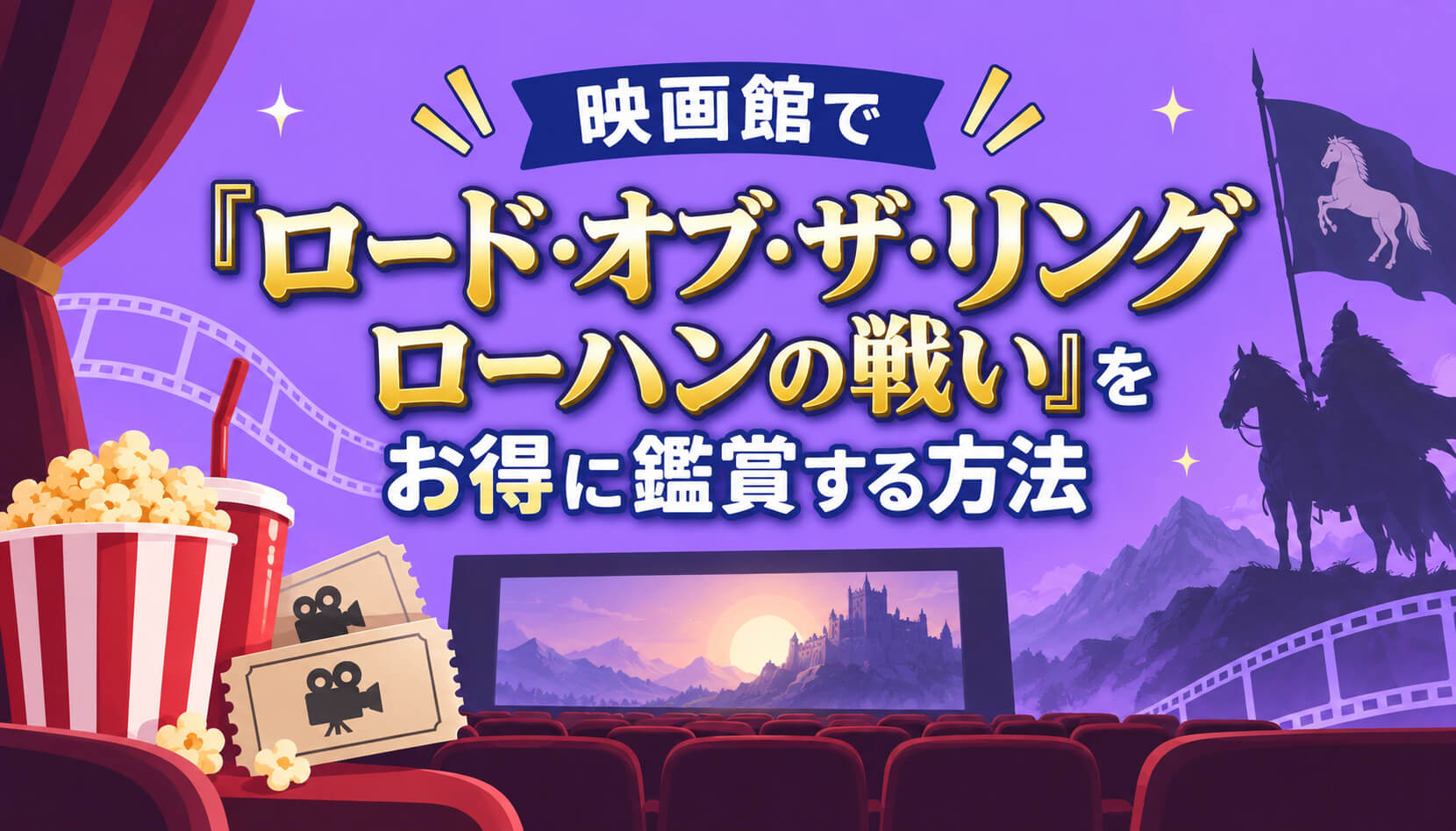 映画館で『ロード・オブ・ザ・リング ローハンの戦い』をお得に鑑賞する方法