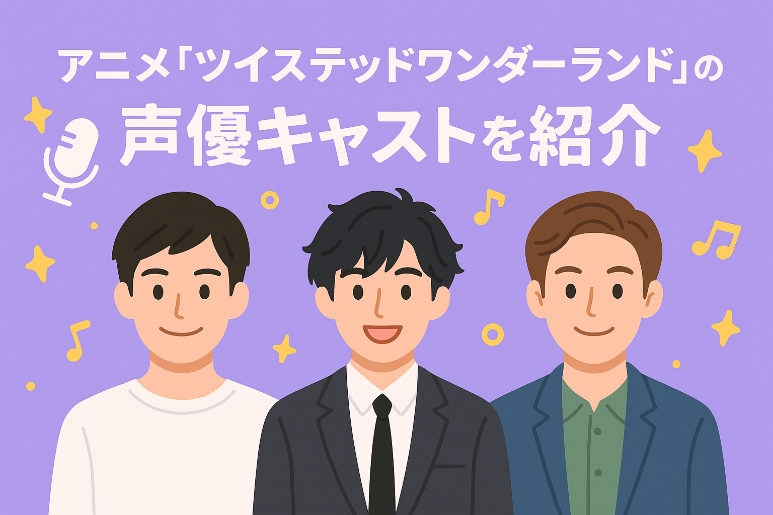 アニメ『ツイステッドワンダーランド』の声優キャストを紹介