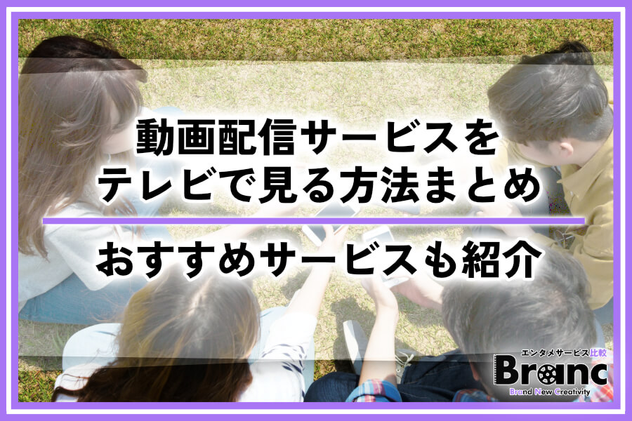 動画配信サービスをテレビで見る方法！おすすめサービスやiPhoneとの無線接続も