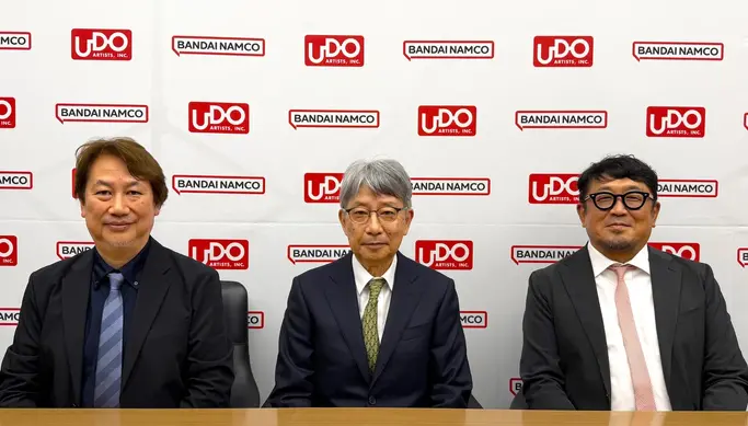 バンダイナムコ】ウドー音楽事務所の株式35%を取得し戦略的提携