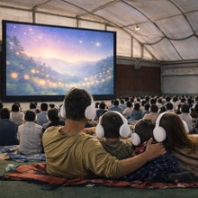 東急、移動型静音エンタメ「Commons Circus」の実証実験を開始――シアターギルド提携で住宅街を「劇場化」 画像