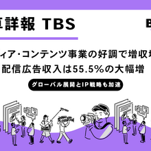 TBS、第1四半期は大幅増益 メディア・コンテンツ事業が牽引、配信広告収入55%増 画像