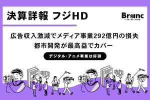 フジ・メディアHD決算の「明暗」メディア事業292億円の損失も都市開発が過去最高益 画像