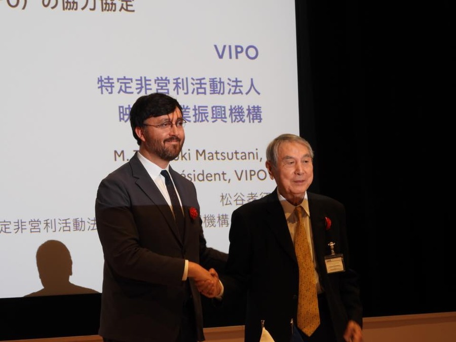 日仏文化協力の合意書調印式が開催。VIPOとCNCの協定に海賊版対策、出版分野の協力も