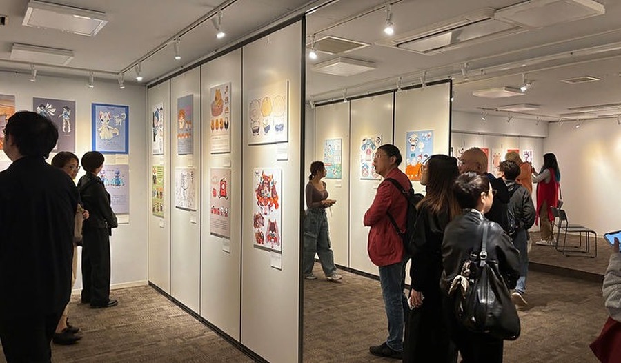 東京会場での展示の様子（過去コンテストイメージ）