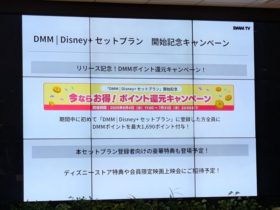 ディズニープラスとDMM TVのセットプラン