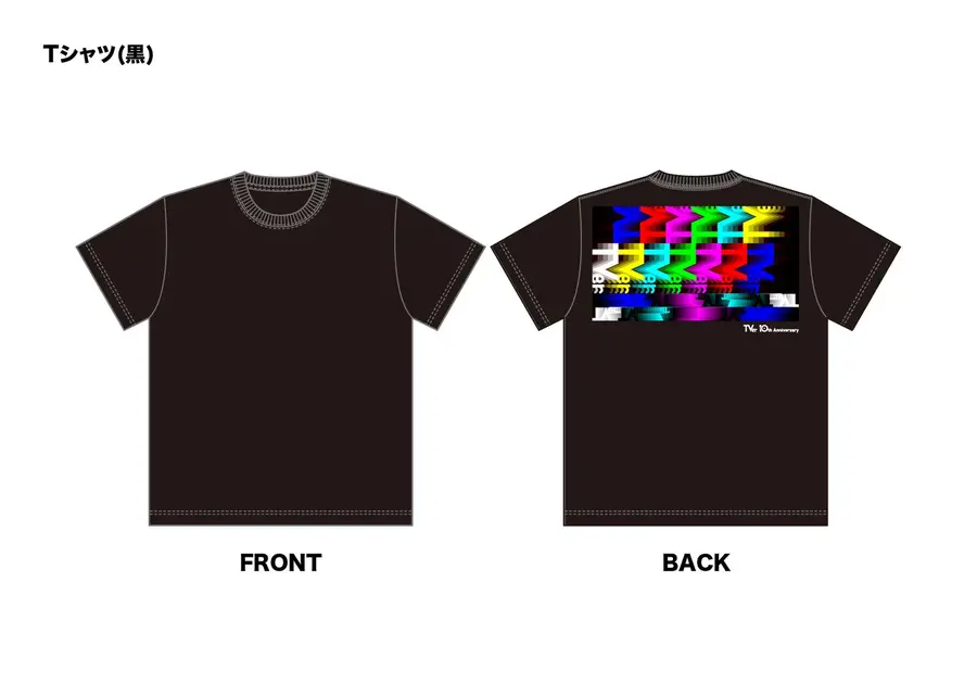 TVer×PARCOオリジナルTシャツ（黒）