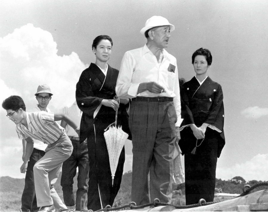 『小早川家の秋』撮影スナップ　©宝塚映画祭