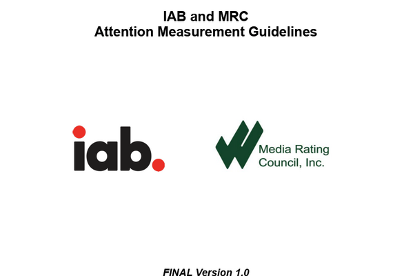【IAB・MRC】動画広告などにおける「アテンション（注目）」計測の国際標準ガイドラインを公開。「表示されたか」だけでなく「見られたか」を評価する時代へ 画像