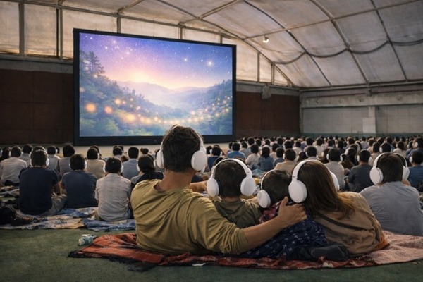 東急、移動型静音エンタメ「Commons Circus」の実証実験を開始――シアターギルド提携で住宅街を「劇場化」 画像