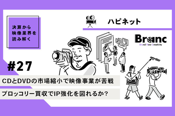 CDとDVDの市場縮小で苦戦するハピネット、ブロッコリー買収でIP強化を図れるか?【決算から映像業界を読み解く】#27 画像