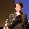 カンヌ国際映画祭「Annecy Animation Showcase」でプレゼン中の川村真司監督