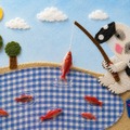 ロンドンキッズの質感絵本作品