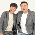 上田憲伯氏（左）とべ・ギヨン氏（右）