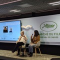 左：Liz Shackleton氏（Founder & EditorStreamlined）、右：Judy Ahn氏（Head of International BusinessShowbox Corp.）