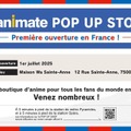 アニメイト初のフランス進出が決定！パリにポップアップストア7月オープン