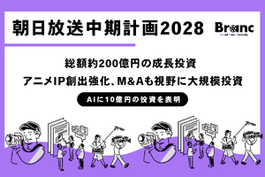 朝日放送グループ、新中期経営計画を発表。「独創的IP」を成長ドライバーに200億円の投資で世界展開を加速 画像