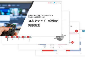 意識データと注視データからコネクテッドTVの視聴実態が明らかに　Disney＋、Netflixが高い注視を獲得 画像