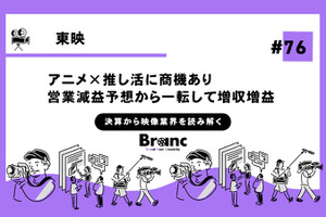 東映は主力アニメの配信権好調で減収予想から一転して増収へ【決算から映像業界を読み解く】#76 画像