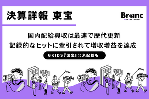 東宝、中間決算で増収増益 『鬼滅の刃』『国宝』記録的ヒットが牽引し通期予想も上方修正、グローバル戦略も加速 画像