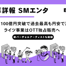 SMエンタテインメント・ジャパン、売上高100億円突破で過去最高も円安と投資響き減益。ライツ事業はOTT独占販売へシフト 画像