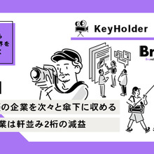 業績不振の企業を次々と傘下に収めるKeyHolder。かつてのライザップの失敗を繰り返さないか？【決算から映像業界を読み解く】#81 画像