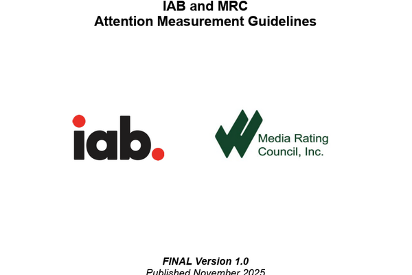 【IAB・MRC】動画広告などにおける「アテンション（注目）」計測の国際標準ガイドラインを公開。「表示されたか」だけでなく「見られたか」を評価する時代へ
