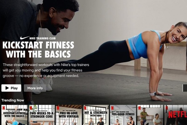 Netflix、新たにナイキのフィットネスコンテンツを追加。新年のダイエットのタイミングに合わせて 画像