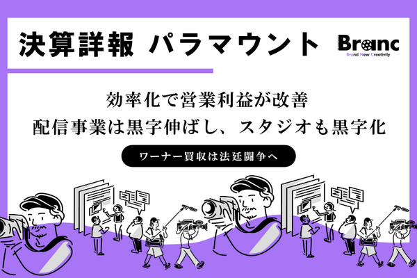 パラマウント2Q26第2四半期決算、小幅増収も営業利益は大幅増。スタジオ黒字化と配信の収益性改善で利益重視への転換進む 画像
