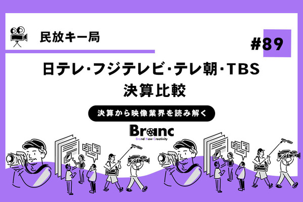 民放キー局決算比較、日本テレビがトップの座を守るもテレビ朝日の躍進目立つ展開に【決算から映像業界を読み解く】#89