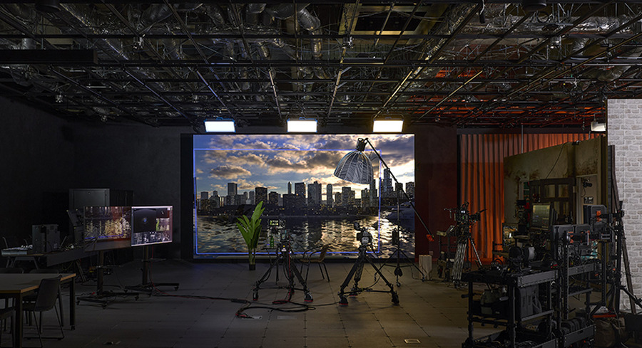 DMPC Japan イメージ （バーチャルプロダクションの様子）