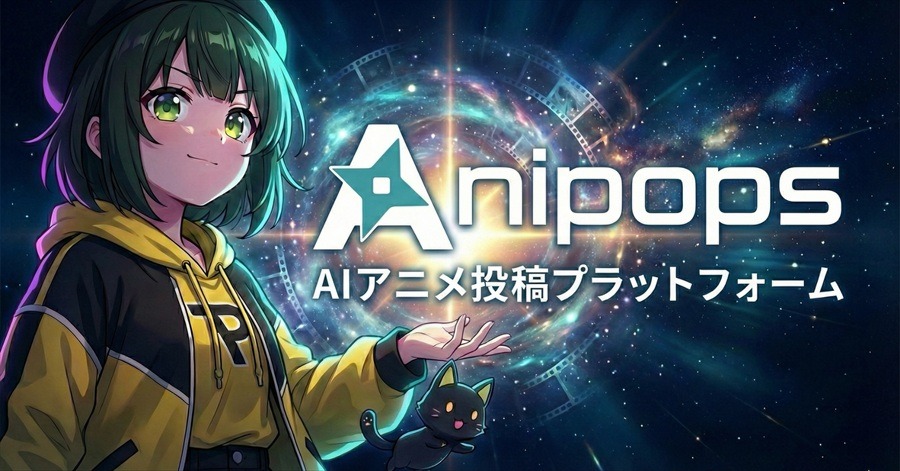 ピクスタ、AIアニメに特化した動画投稿プラットフォーム「Anipops」を公開